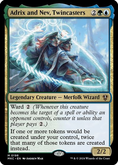 Adrix and Nev, Twincasters card art