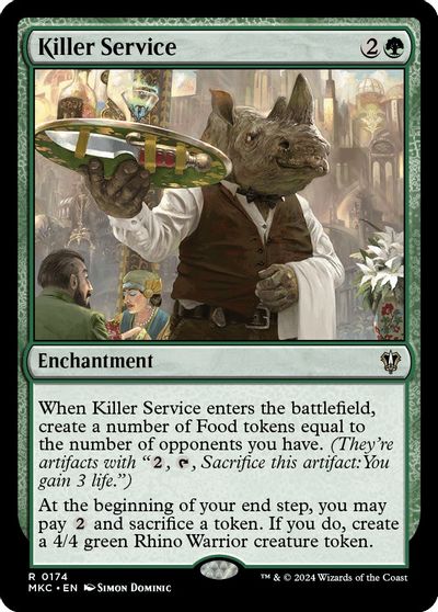 Killer Service card art