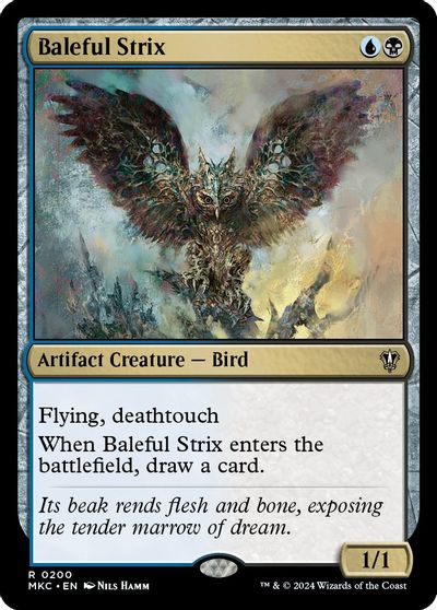 Baleful Strix card art