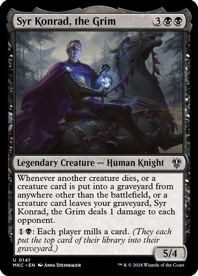Syr Konrad, the Grim card art