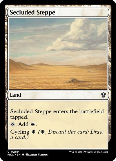 Secluded Steppe card art