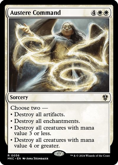 Austere Command card art