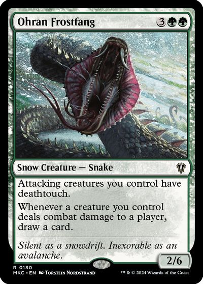 Ohran Frostfang card art