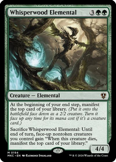 Whisperwood Elemental card art