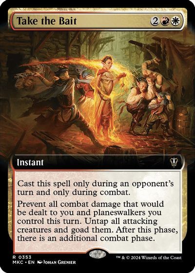 Take the Bait (Extended Art) card art