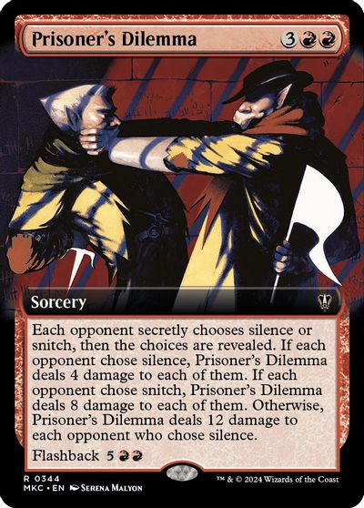 Prisoner's Dilemma (Extended Art) card art