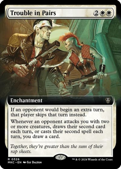 Trouble in Pairs (Extended Art) card art