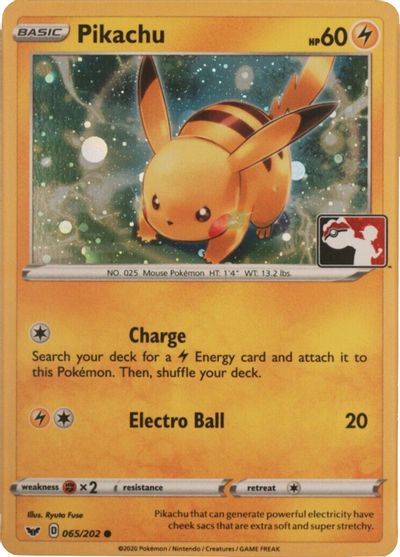Pikachu - 065/202 (Cosmos Holo) card art
