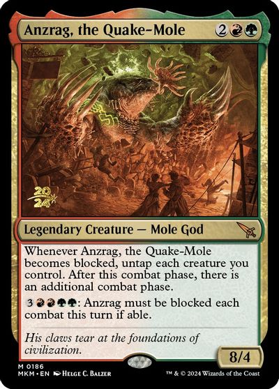 Anzrag, the Quake-Mole card art