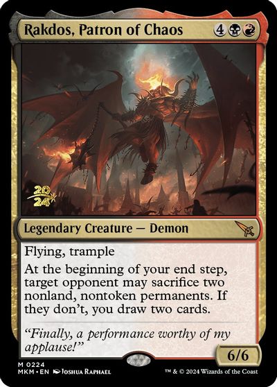 Rakdos, Patron of Chaos card art
