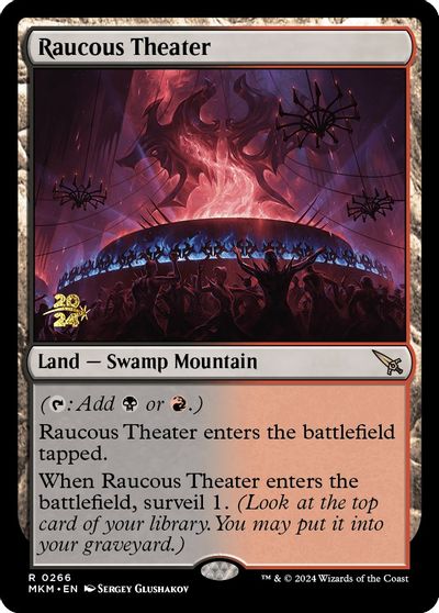 Raucous Theater card art
