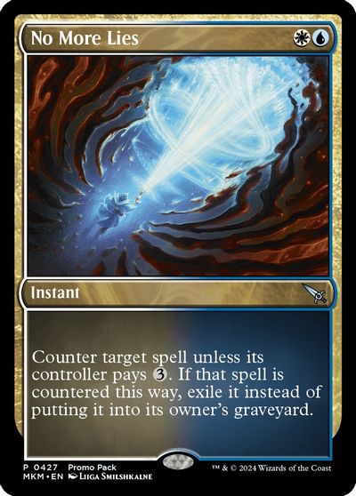 No More Lies card art