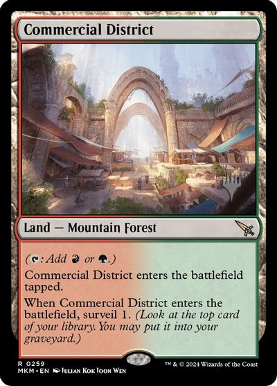 Commercial District card art