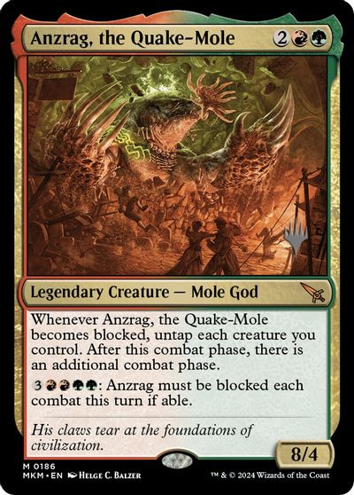 Anzrag, the Quake-Mole card art
