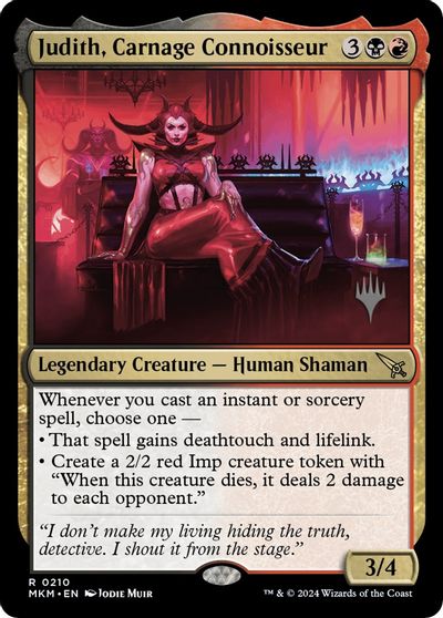 Judith, Carnage Connoisseur card art
