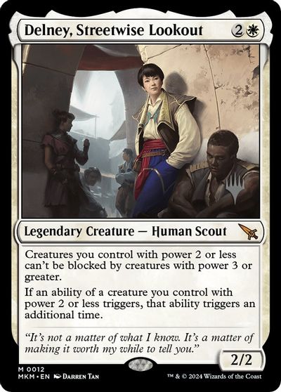 Delney, Streetwise Lookout card art