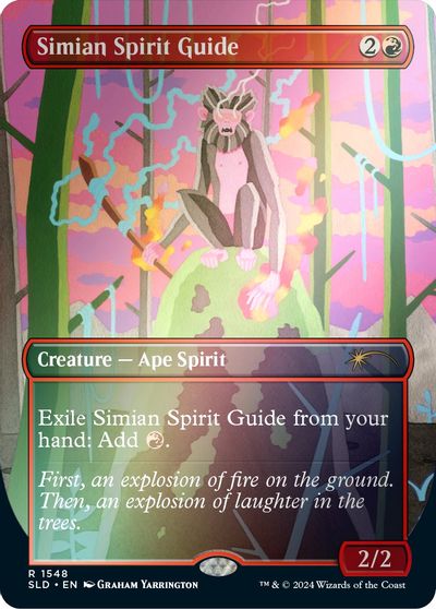 Simian Spirit Guide (Rainbow Foil) card art