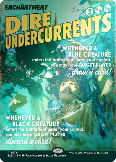 Dire Undercurrents (Rainbow Foil) card art
