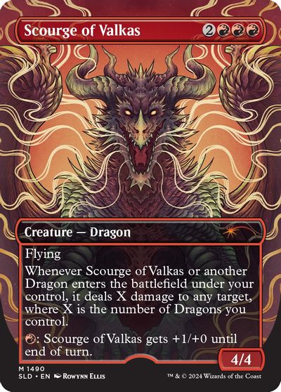 Scourge of Valkas card art