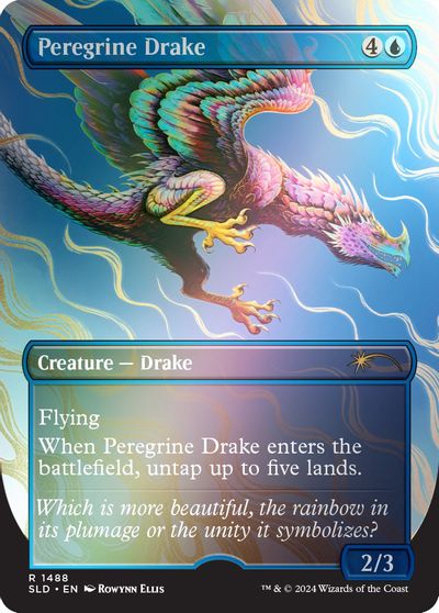 Peregrine Drake (Rainbow Foil) card art