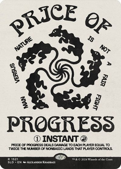 Price of Progress card art