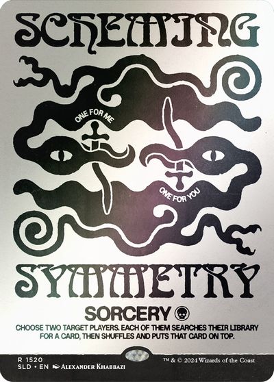Scheming Symmetry (1520) (Rainbow Foil) card art