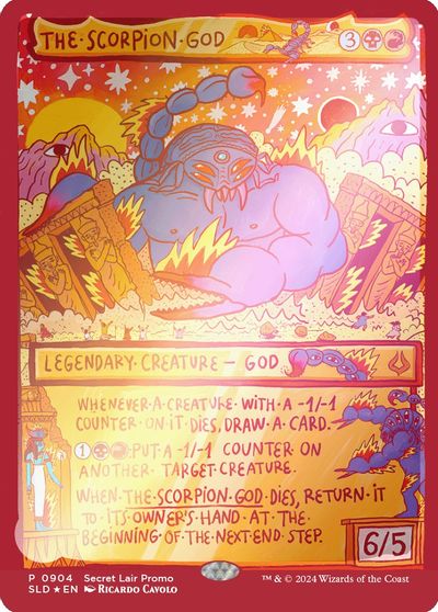 The Scorpion God card art