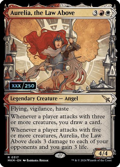 Aurelia, the Law Above (Serial Numbered) card art