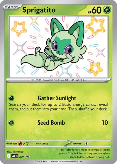 Sprigatito - 076 card art