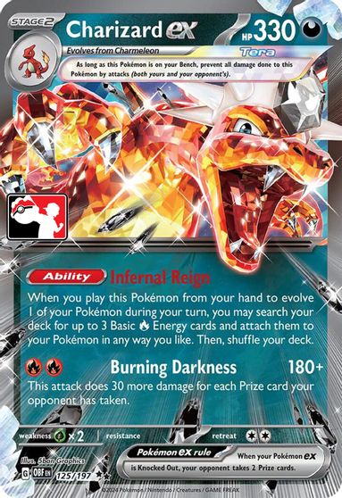 Charizard ex card art