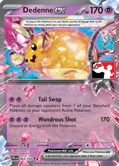 Dedenne ex - 093/193 card art