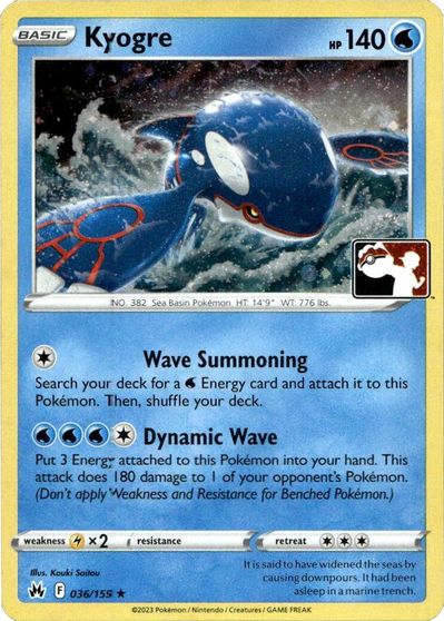 Kyogre card art