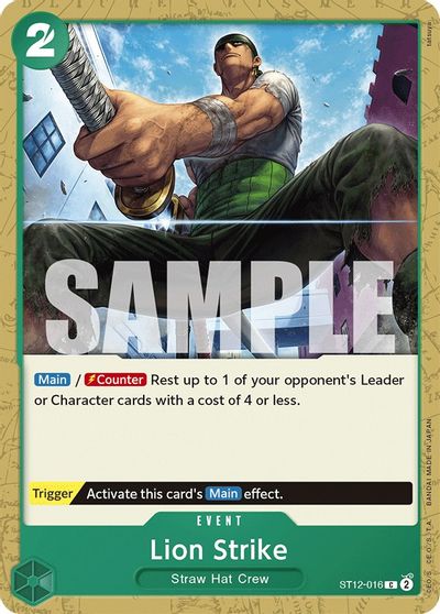 Lion Strike card art