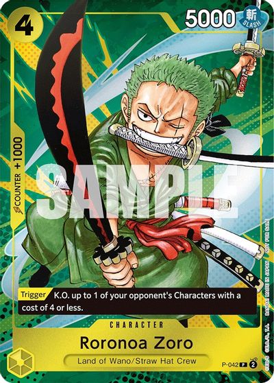 Roronoa Zoro (Event Pack Vol. 3) card art