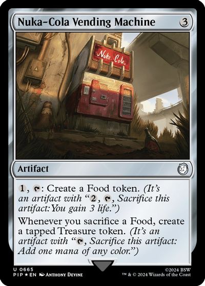 Nuka-Cola Vending Machine (Surge Foil) card art