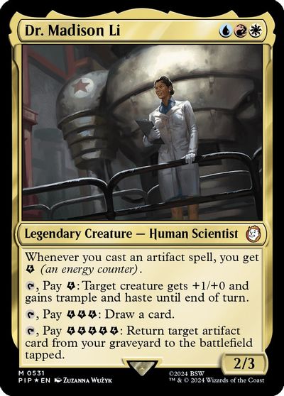 Dr. Madison Li (Surge Foil) card art
