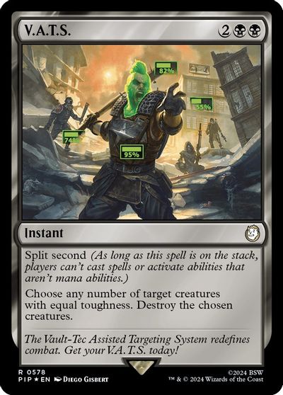 V.A.T.S. (Surge Foil) card art