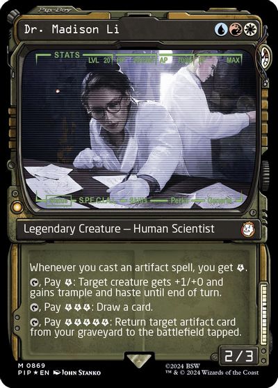 Dr. Madison Li (Showcase) (Surge Foil) card art