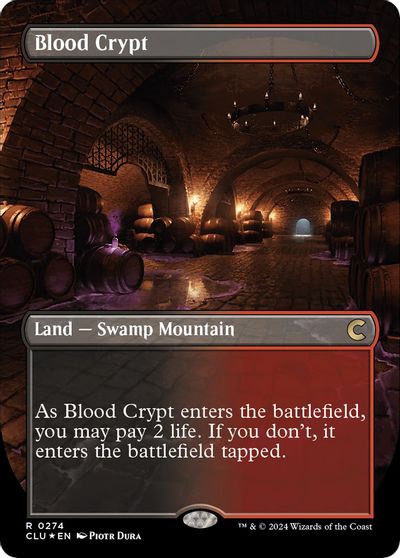 Blood Crypt (Borderless) card art