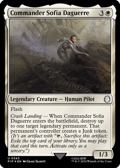 Commander Sofia Daguerre (Surge Foil) card art