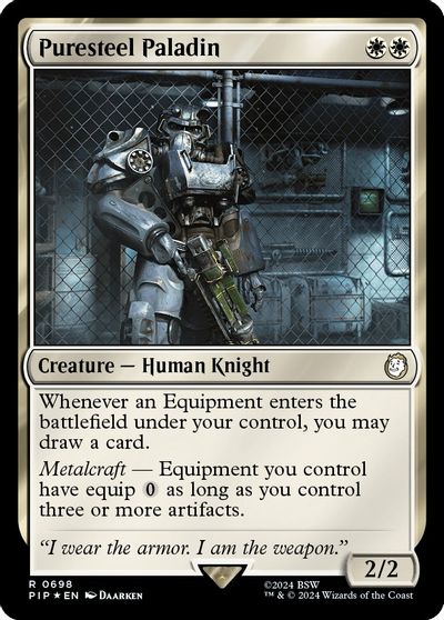 Puresteel Paladin (Surge Foil) card art