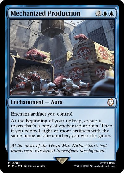 Mechanized Production (Surge Foil) card art