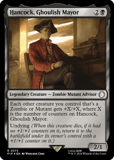 Hancock, Ghoulish Mayor (Surge Foil) card art