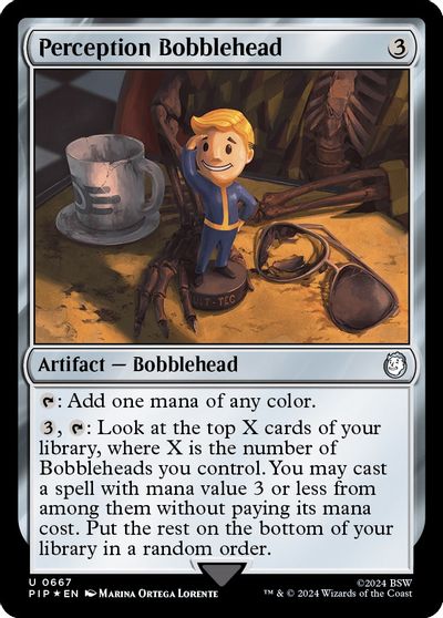 Perception Bobblehead (Surge Foil) card art