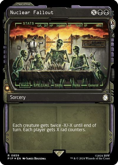 Nuclear Fallout (Showcase) (Surge Foil) card art