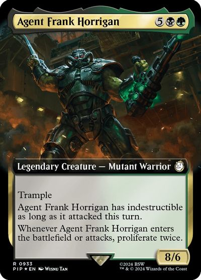 Agent Frank Horrigan (Extended Art) (Surge Foil) card art