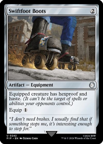 Swiftfoot Boots card art