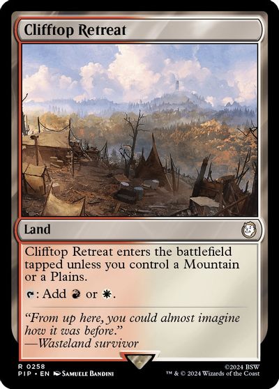 Clifftop Retreat card art