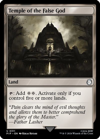Temple of the False God card art