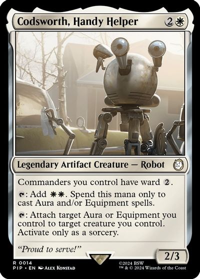 Codsworth, Handy Helper card art